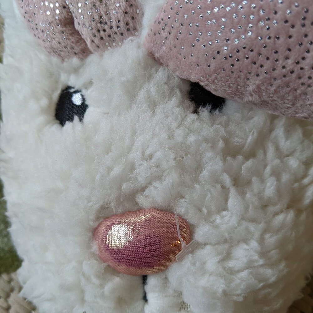 Dearfoams Bunny Slippers, NEW,  Women's Size M (7-8)